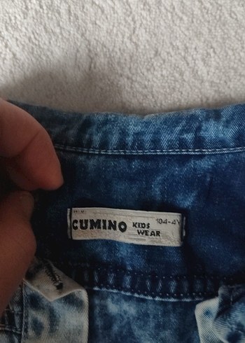 Düğmeli Mini Kolsuz Kadın Kot yelek - Görsel 4