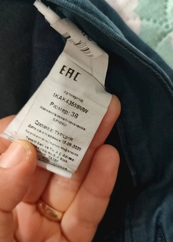 Kadın Mavi Normal Boy Denim Pantolon - Görsel 3