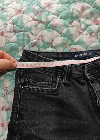 Gri Bağcıklı Rahat Kesim Kadın Kot Pantolon - Görsel 3