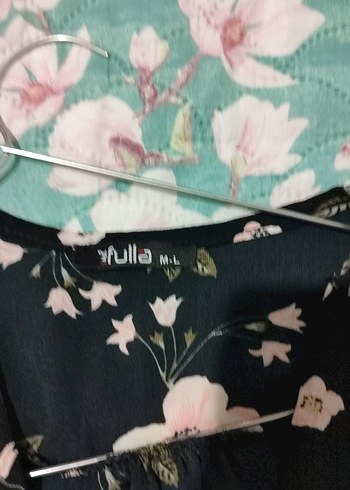 Siyah Çiçekli midi boy Bohem Salaş Elbise - Görsel 3