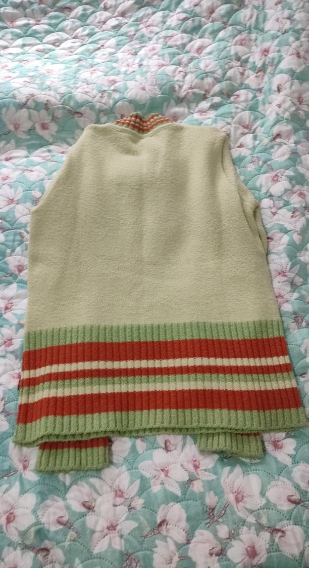 Bohem Tarz Gri Örgü Kazak - Görsel 3