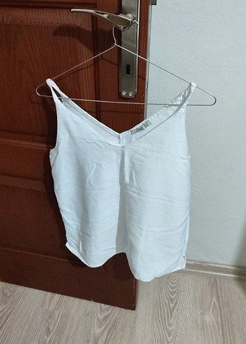 Pembe Straplez Kısa Kollu Pamuklu Kız Gömlek - Görsel 3