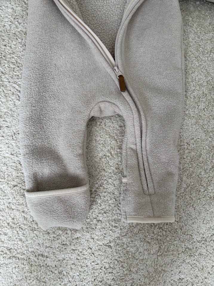 Gri Kürklü Bebek Tulumu - Görsel 4