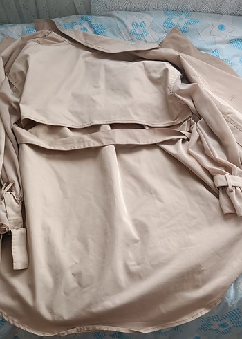 Bej Midi Kadın Trençkot - Görsel 3