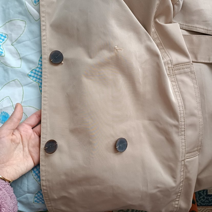 Bej Midi Kadın Trençkot - Görsel 5