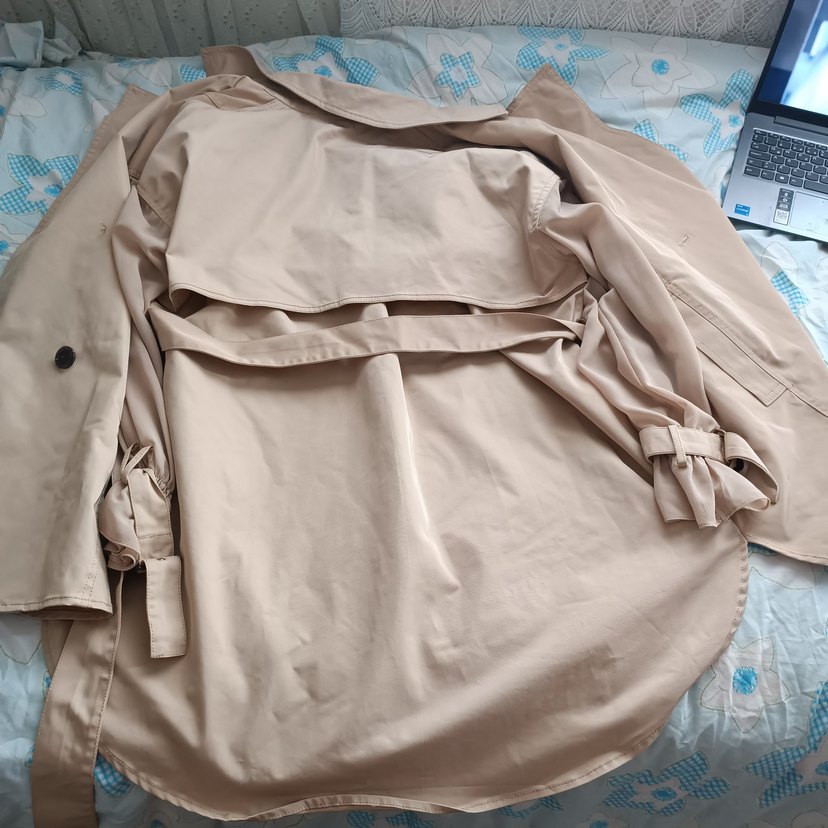 Bej Midi Kadın Trençkot - Görsel 3