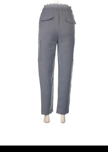 Gri Kadın Regular Fit Denim Pantolon - Görsel 4