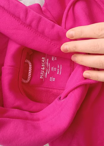 Pembe sweatshirt - Görsel 5