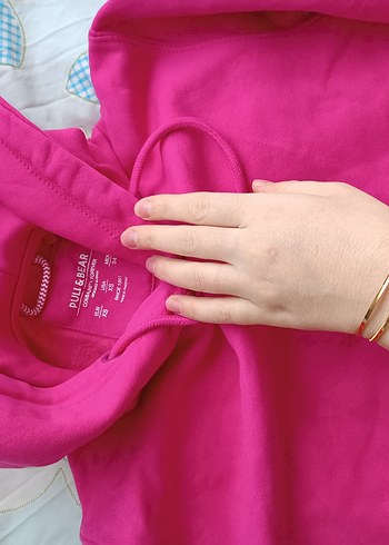 Pembe sweatshirt - Görsel 6