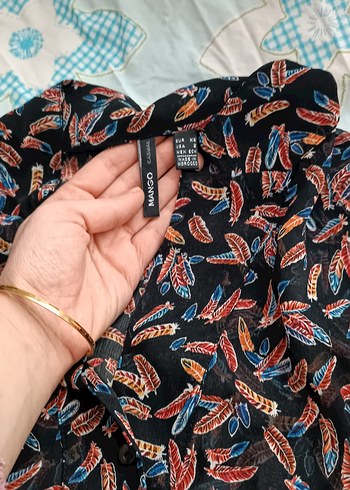 Çok Renkli Baskılı Hamile Tunik - Görsel 4