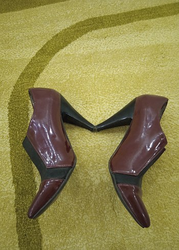 Diğer Bordo Rugan Kadın Stiletto