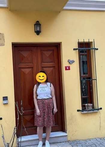 Diğer Bohem Tarzı Bağlama Desenli Midi Etek