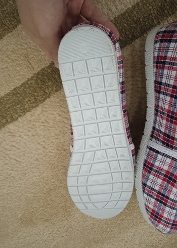 Erkek Çok Renkli Kareli Ev Terliği - Görsel 2