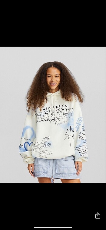 Bershka hoddie sweatshirt