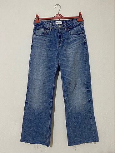 Zara Zara düşük bel wide leg pantolon