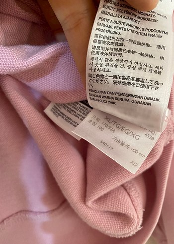 xl Beden Levis Pembe Oversize Kadın Sweatshirt