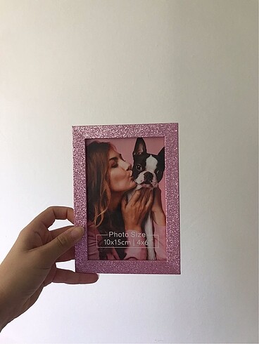 Zara Home Pembe Simli Çerçeve
