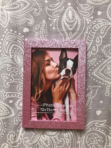 Pembe Simli Çerçeve