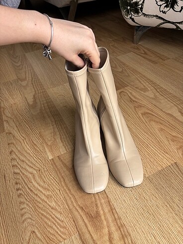 37 Beden camel Renk Pull&Bear Kadın Bilek Bot