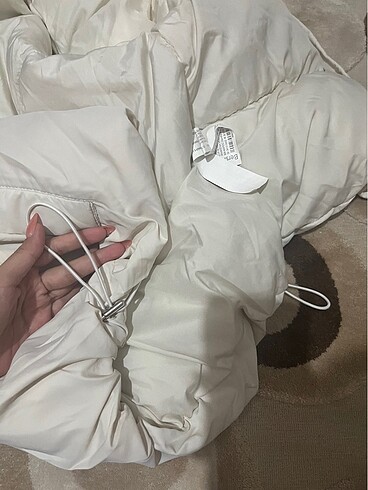 s Beden beyaz Renk BERSHKA kadın mont