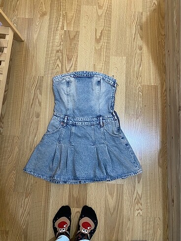 Zara kot mini elbise