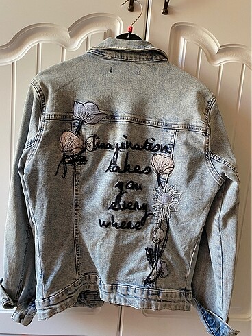 xs Beden mavi Renk Mavi Jeans XS/ Daisy Kot Ceket