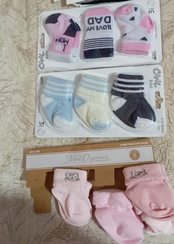 Erkek Bebek İçin 3'lü Çorap Seti - Görsel 2