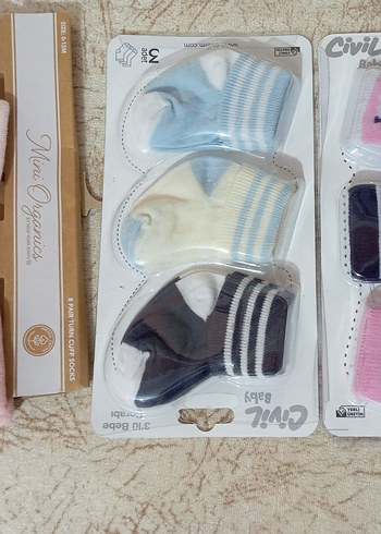 Erkek Bebek İçin 3'lü Çorap Seti - Görsel 3