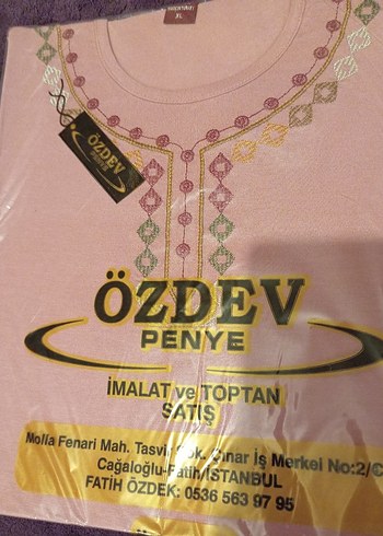 Pembe Baskılı Kadın Bluz, uzun kollu Bol Kesim - Görsel 2