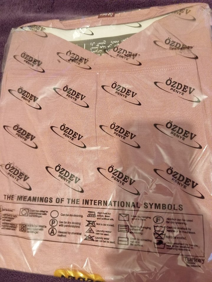 Pembe Baskılı Kadın Bluz, uzun kollu Bol Kesim - Görsel 4