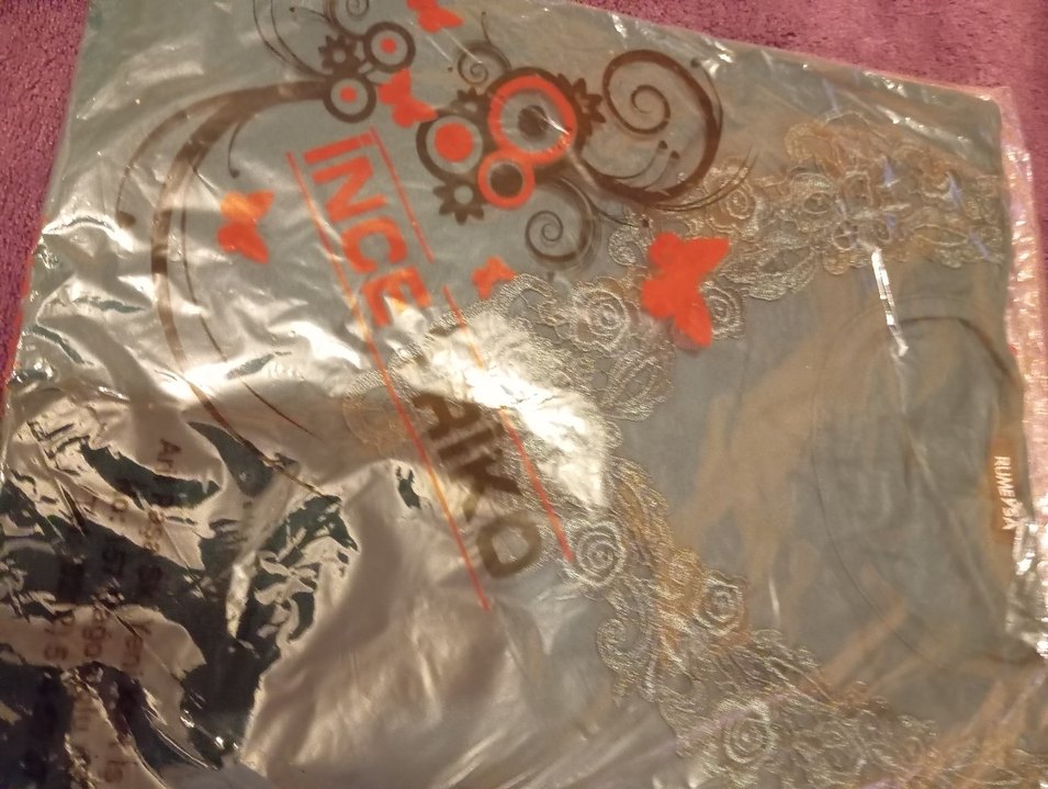 Pembe Baskılı Kadın Bluz, uzun kollu Bol Kesim - Görsel 5