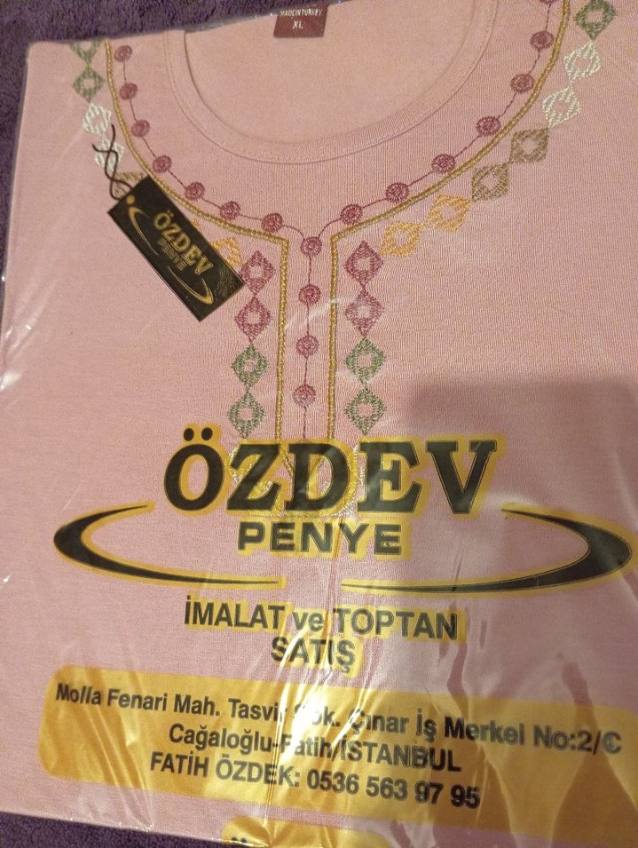 Pembe Baskılı Kadın Bluz, uzun kollu Bol Kesim - Görsel 2