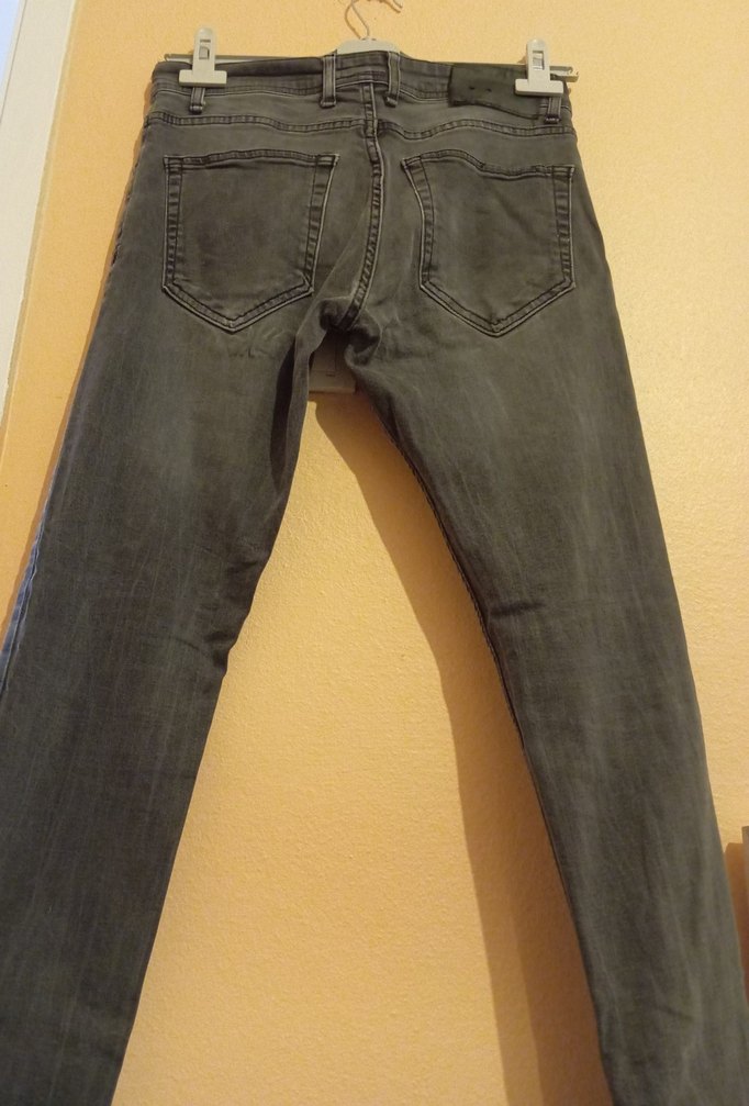 Gri Erkek Denim Pantolon Regular Fit - Görsel 5