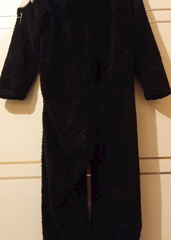 Kürklü Siyah Uzun uyku tulumu - Görsel 4