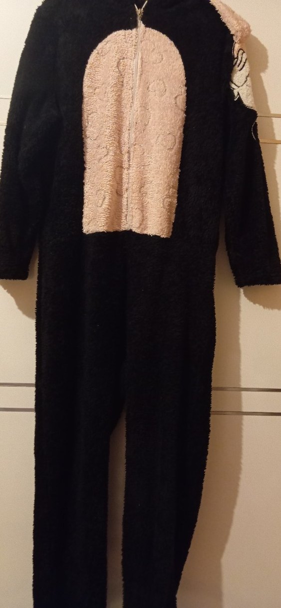 Kürklü Siyah Uzun uyku tulumu - Görsel 3