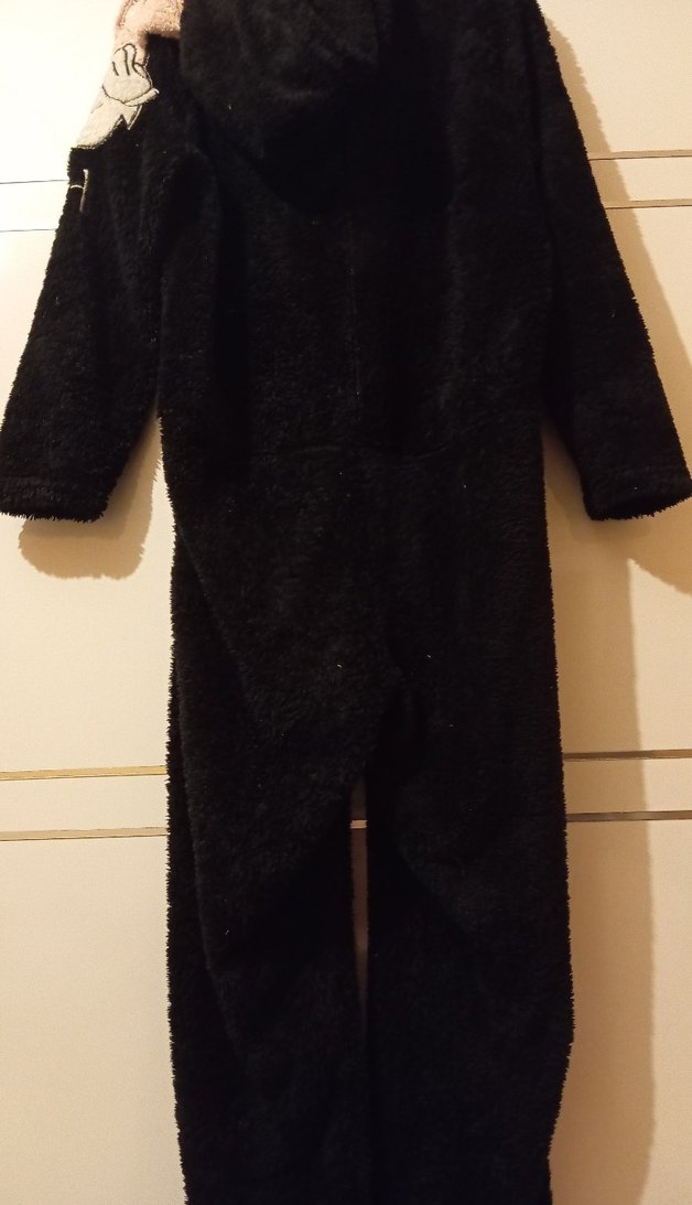 Kürklü Siyah Uzun uyku tulumu - Görsel 4