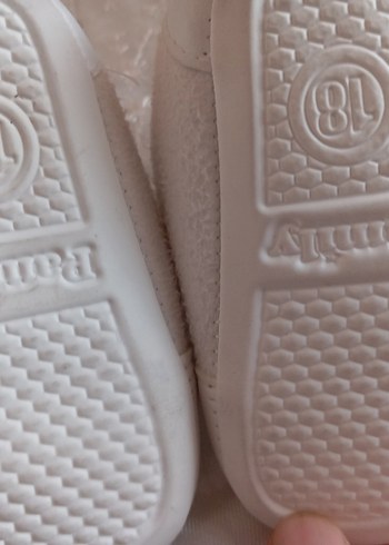 Renkli Nakışlı Bağcıklı  Bebek İlk Adım Ayakkabısı - Görsel 4