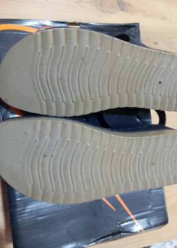 Siyah Süet Dolgu Topuklu Kadın Sandalet - Görsel 5