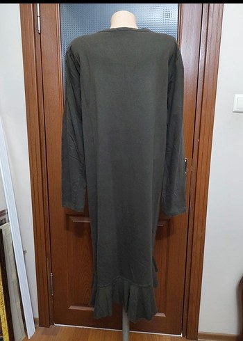 Zara haki Uzun Kollu Basic Kadın Elbise/tunik