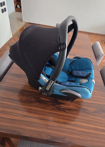 Koyu Mavi Bebek Oto Koltuğu ve puset - Görsel 4