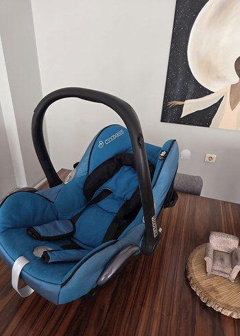 Koyu Mavi Bebek Oto Koltuğu ve puset - Görsel 3