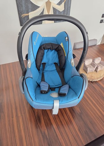 Koyu Mavi Bebek Oto Koltuğu ve puset - Görsel 2