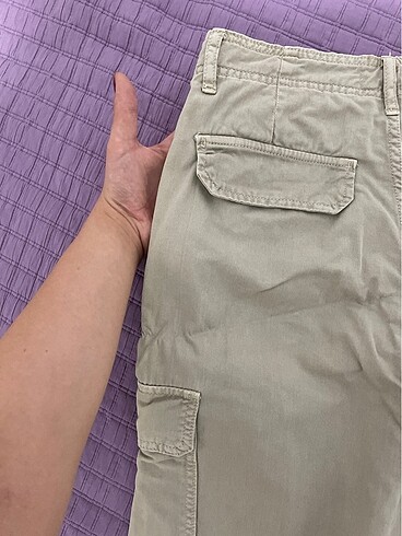 34 Beden camel Renk Zara kargo jean