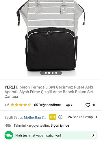 Anne bebek çantası
