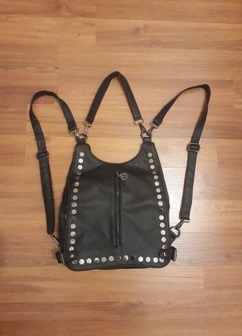 Nas Bag Siyah Sırt ve Kol Çantası