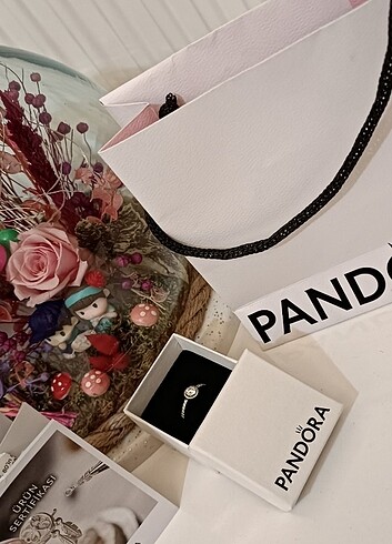 Beden beyaz Renk PANDORA YÜZÜK