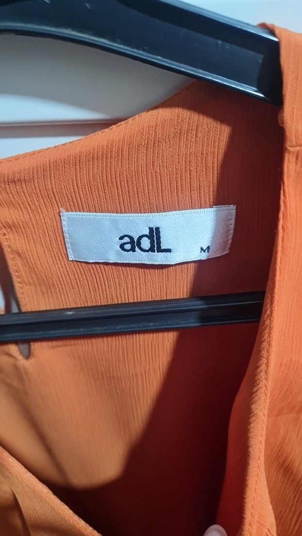 Drapeli Kahverengi Midi Kadın Bluz - Görsel 2