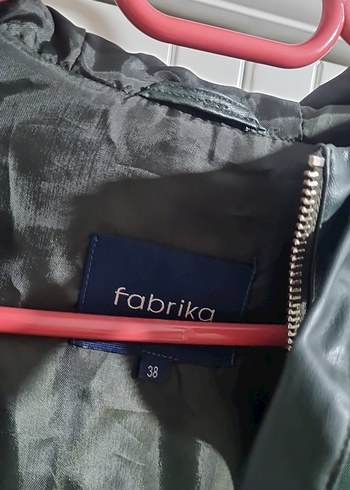 Yeşil Parlak Deri Kadın deri kaban m l xl uyumludur - Görsel 4