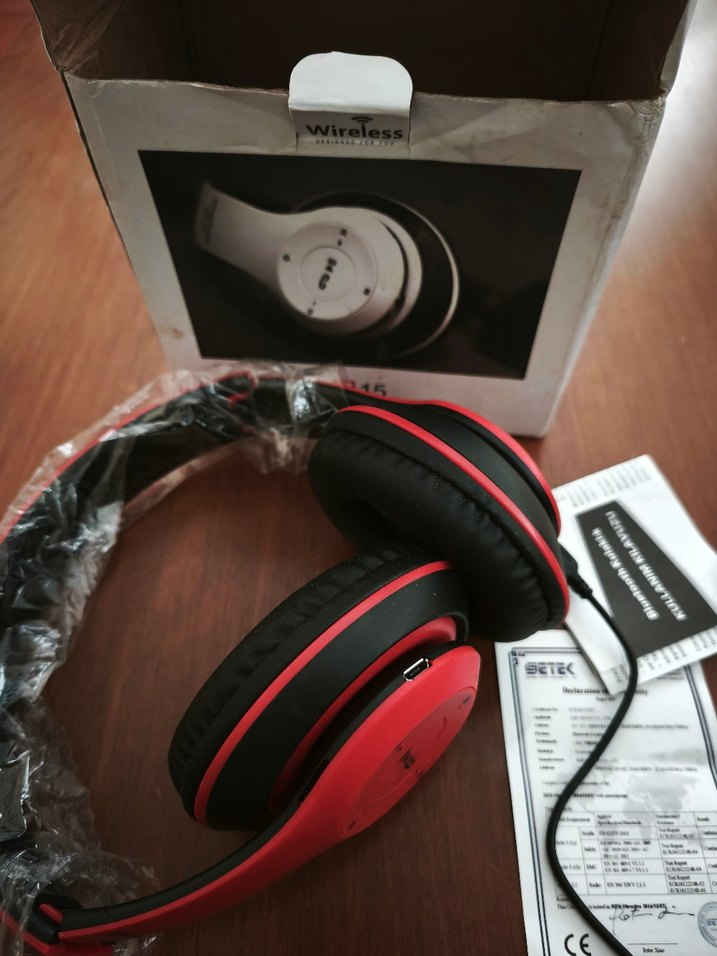 Kablosuz P15 Pangpai Kulaklık Beyaz - Görsel 3