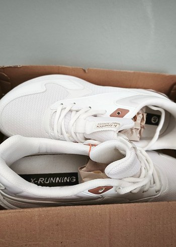 Kinetix Beyaz Kadın Spor Ayakkabı - Görsel 6